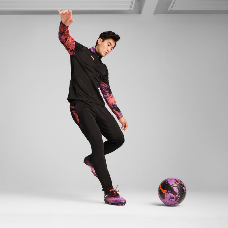 PUMA IndividualCUP Mens Black Quarter-Zip Football Top - Image 3